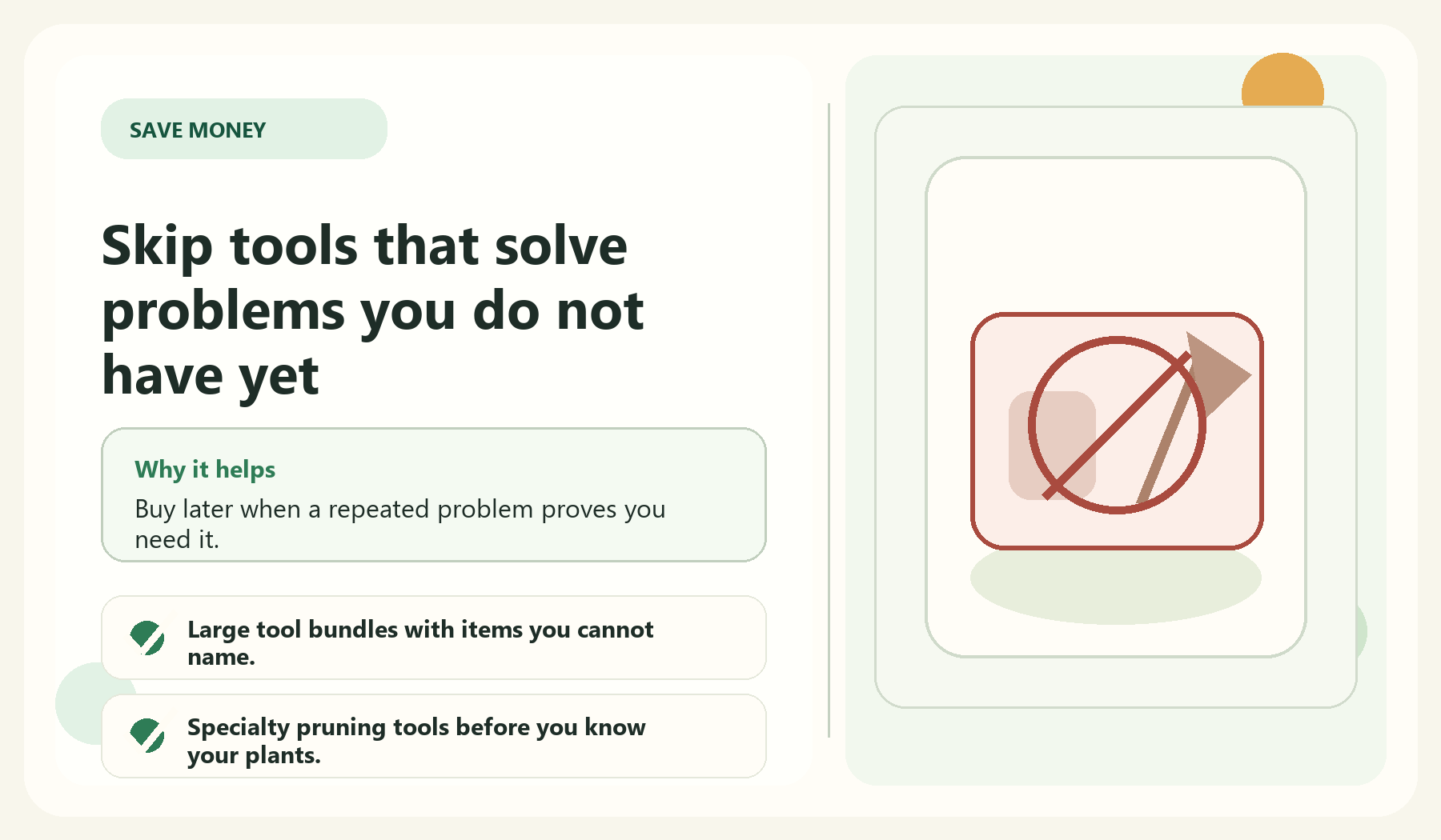 Skip tools that solve problems you do not have yet visual guide for What Beginners Can Skip