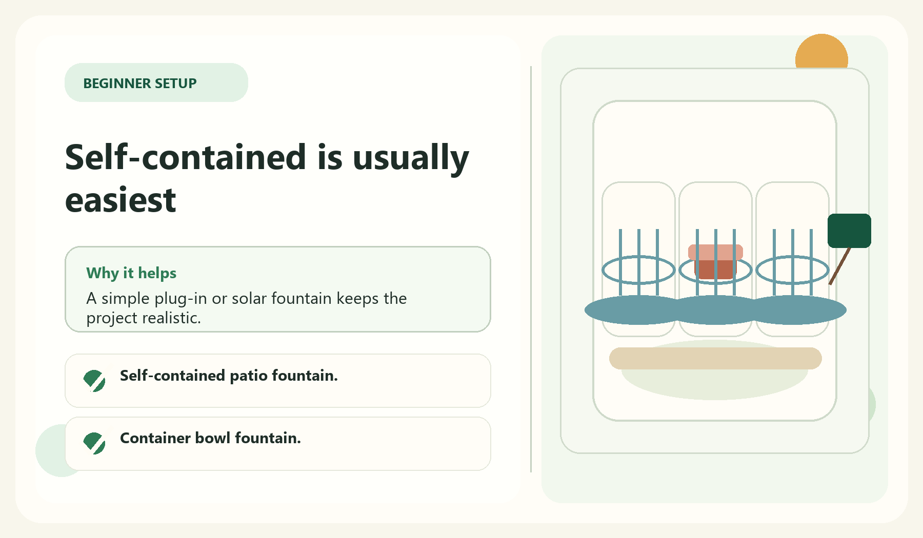 Self-contained is usually easiest visual guide for Choose A Beginner-Friendly Fountain Type