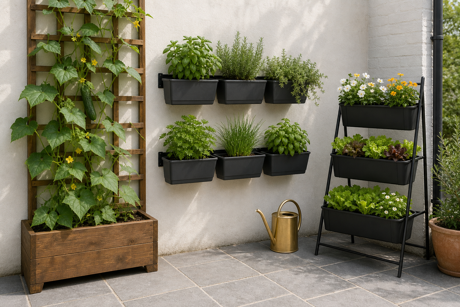 Vertical Gardening Ideas for Beginners: Use Walls, Rails, and Height