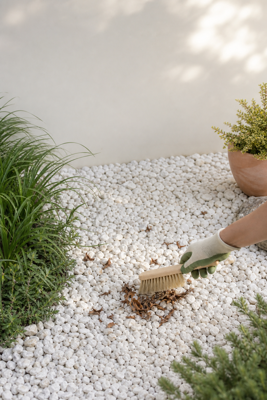 How to Clean Garden Rocks and Keep Them in Place