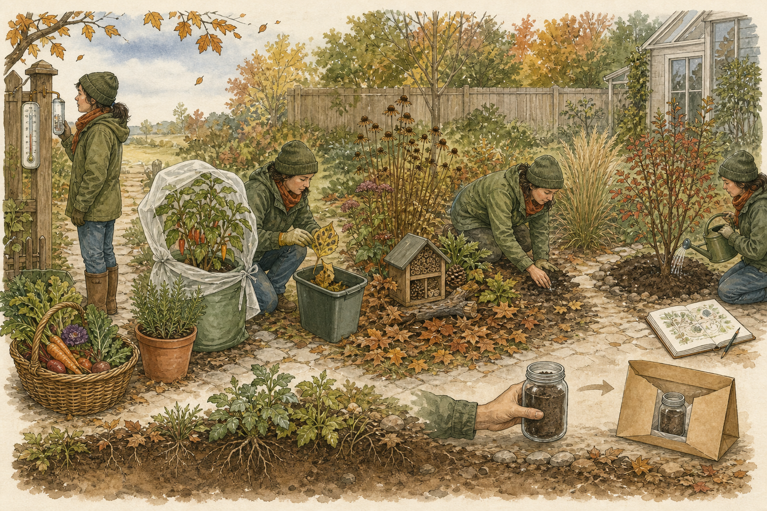 Fall Garden Checklist for Beginners: 7 Decisions Before Cold Weather